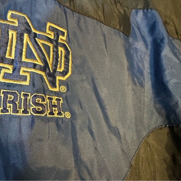 Vtg 90s Global Identity G-III NOTRE DAME Irish Jacket - Picture 4 of 13